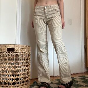 H&M Divided Women’s Swirly Print Jeans